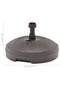Umbrella Base Sand/Water Filled 20 L Brown Plastic Rattan - 3