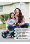 Tricycles for Kids, with Storage Basket, Adjustable Seat and Parent Push Handle - 8
