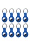 Silicone Case with Keychain A010 Protective Keychain Petrol Blue Pack of 8