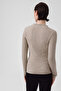 Gray Green Collar Stone Embroidered Women's Sweater - 6