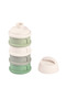 Recipient lapte praf 4 compartimente Beaba Sage Green