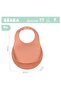 Beaba Terracotta silicone bib - 2