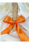 Wooden Fan with Bow