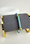 Green Knitted Rope Steel Plate Detail Adjustable Bracelet - 4
