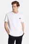 Relax Fit Relaxed Fit Cotton Front and Back Print and Embroidery Detail Crew Neck White Men's T-Shirt - 2