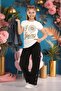 Girls Cotton Stylish 2-Piece Set Jeans Patterned Jacket & Short-Sleeved Blouse - 3