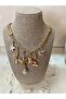Dragonfly Detailed Necklace with Gold Chain - 2