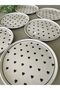 Love Black Heart 6-Piece Cake Plate - 2