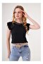 Black Blouse With Gold Chain