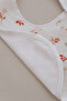 Muslin Apron and Shoulder Cloth - Pureline Series - Warm Flowers - 5