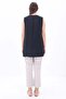 Black-Basic Zero Sleeve Undershirt Tunic - 4