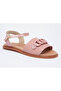 Ladies Flat Sandals With Back Strap Pink | Made In Brazil