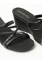 Ladies Wedge Sandals Black | Made In Brazil - 4