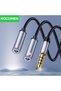 Hi-Fi Trrs Microphone and Headphone Combiner 3.5mm Y Jack Cable - 2