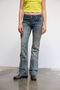 بنطال جينز Bootcut ذو قصة أرجل واسعة وخصر منخفض - 6