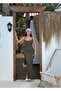 Women's Side Slit Strap Long Knitwear Beach Dress - 8
