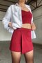 Covered Mini Shorts Skirt - 5