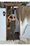 Women's Side Slit Strap Long Knitwear Beach Dress