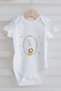 3-Piece Baby Body - Little Lion Series - Letter K - 2