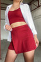 Covered Mini Shorts Skirt - 4