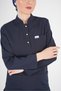 Navy Blue Color Sakura Model Hijab Doctor Nurse Scrubs Uniform Set - 5