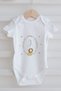 3-Piece Baby Body - Little Lion Series - Letter J - 2
