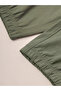 Solid Stretch Joggers with Drawstring