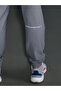 Solid Regular Fit Cargo Joggers with Drawstring