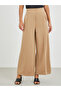 High Rise Wide Leg Pants with Pintuck Detail - 2