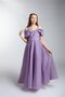 Girls/Teenager New Fashion Shiny Fabric Full Mold Evening Dress