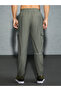 Solid Regular Fit Cargo Joggers with Drawstring