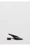 Apartment Heels Leather Shoes - 3