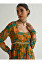 Floral Print Round Neck Tiered Kurta - 4
