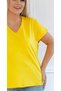 V-Neck Trend Large Size Cotton Fabric Premium T-Shirt - 5