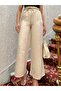 Straw Belt Palazzo Linen Wide Leg Trousers