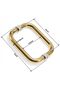 Ranbo Polished Gold 6" Tubular Back-to-Back Shower Door Handle - 4