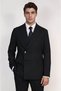 Striped Double-Breasted Suit Dark Blue - 8
