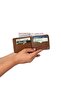 Premium Series Special Boxed Luxury Leather Classic Wallet Belt Card Holder and Bracelet Men's Set - 3