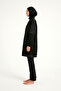 Black Tulle Detailed Fully Covered Hijab Swimsuit M2534-1 Black - 6