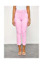 Pink High Waisted Trousers - 2