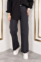 Wide Leg Elastic Waist Jeans Tsd250106 Anthracite - 3
