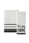 Mainstays 2 Piece Cotton Bath and Hand Towel Set, Buffalo Plaid,