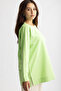 5415 -2 Thread Thin Comfortable, Basic Plain Women's Long Sweatshirt - 2