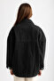 5294 - Comfortable Stylish Women's Denim Jacket with Denim Bonding Stripe Decoration - 3