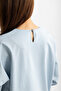 5415 -2 Thread Thin Comfortable, Basic Plain Women's Long Sweatshirt - 4
