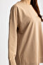 5415 -2 Thread Thin Comfortable, Basic Plain Women's Long Sweatshirt - 4