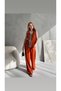Women's Sequin V Neck Blouse Wide Leg Pants - 4