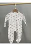 Organic Baby Girl Floral Patterned 2-Piece Jumpsuit Set Newborn Outfit 1-3-6 Months 2-Piece Cotton 2 Pieces - 4