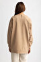 5415 -2 Thread Thin Comfortable, Basic Plain Women's Long Sweatshirt - 3