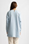 5415 -2 Thread Thin Comfortable, Basic Plain Women's Long Sweatshirt - 3